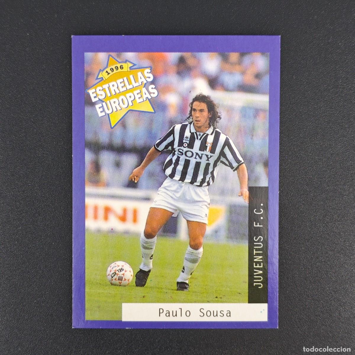 Cromos de f&uacute;tbol: CROMO FUTBOL PANINI PAULO SOUSA JUVENTUS NUNCA PEGADO SIN PEGAR 1996 ESTRELLAS EUROPEAS RA1026