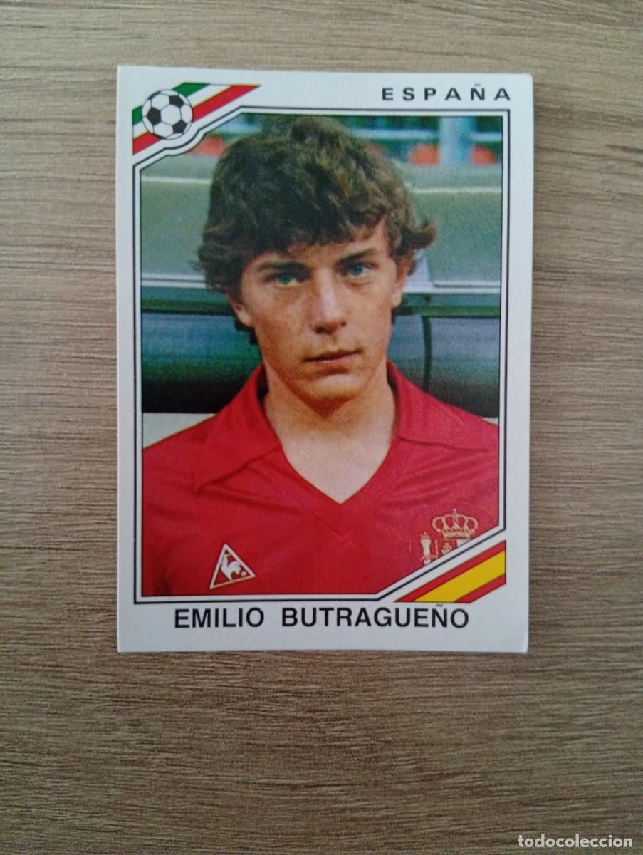 Cromos de f&uacute;tbol: EMILIO BUTRAGUE&Ntilde;O 270 ESPA&Ntilde;A MUNDIAL M&Eacute;XICO 1986 86 MUNDIAL PANINI NUNCA PEGADO SIN PEGAR