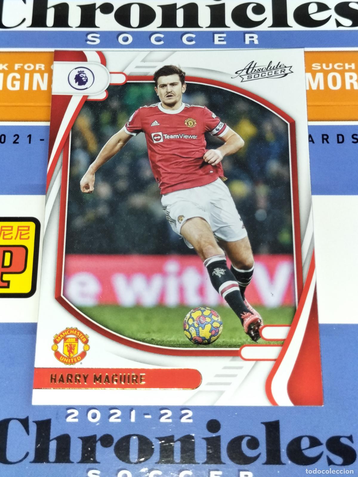 Cromos de f&uacute;tbol: 52 HARRY MAGUIRE MANCHESTER UNITED CARD CHRONICLES ABSOLUTE PREMIER SOCCER 2021 2022 21 22 PANINI