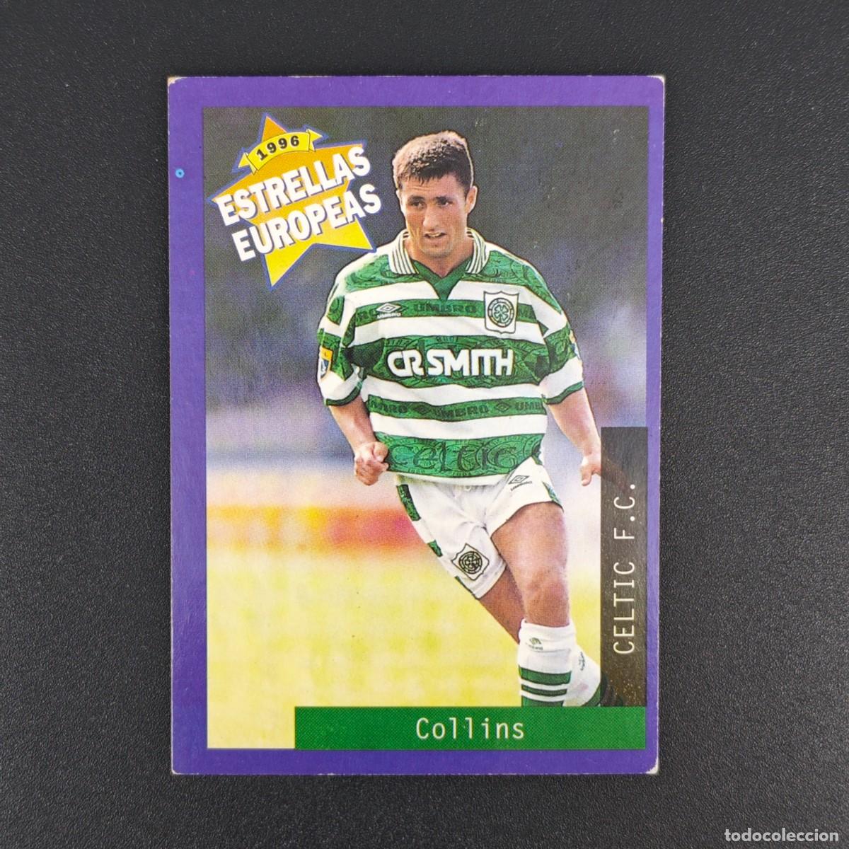 Cromos de f&uacute;tbol: CROMO FUTBOL PANINI COLLINS CELTIC NUNCA PEGADO SIN PEGAR 1996 ESTRELLAS EUROPEAS RA1026