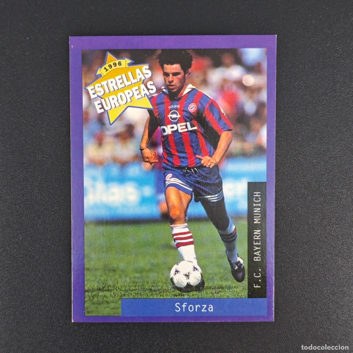 Fu&szlig;ball-Sticker: CROMO FUTBOL PANINI SFORZA BAYERN MUNICH NUNCA PEGADO SIN PEGAR 1996 ESTRELLAS EUROPEAS RA1026