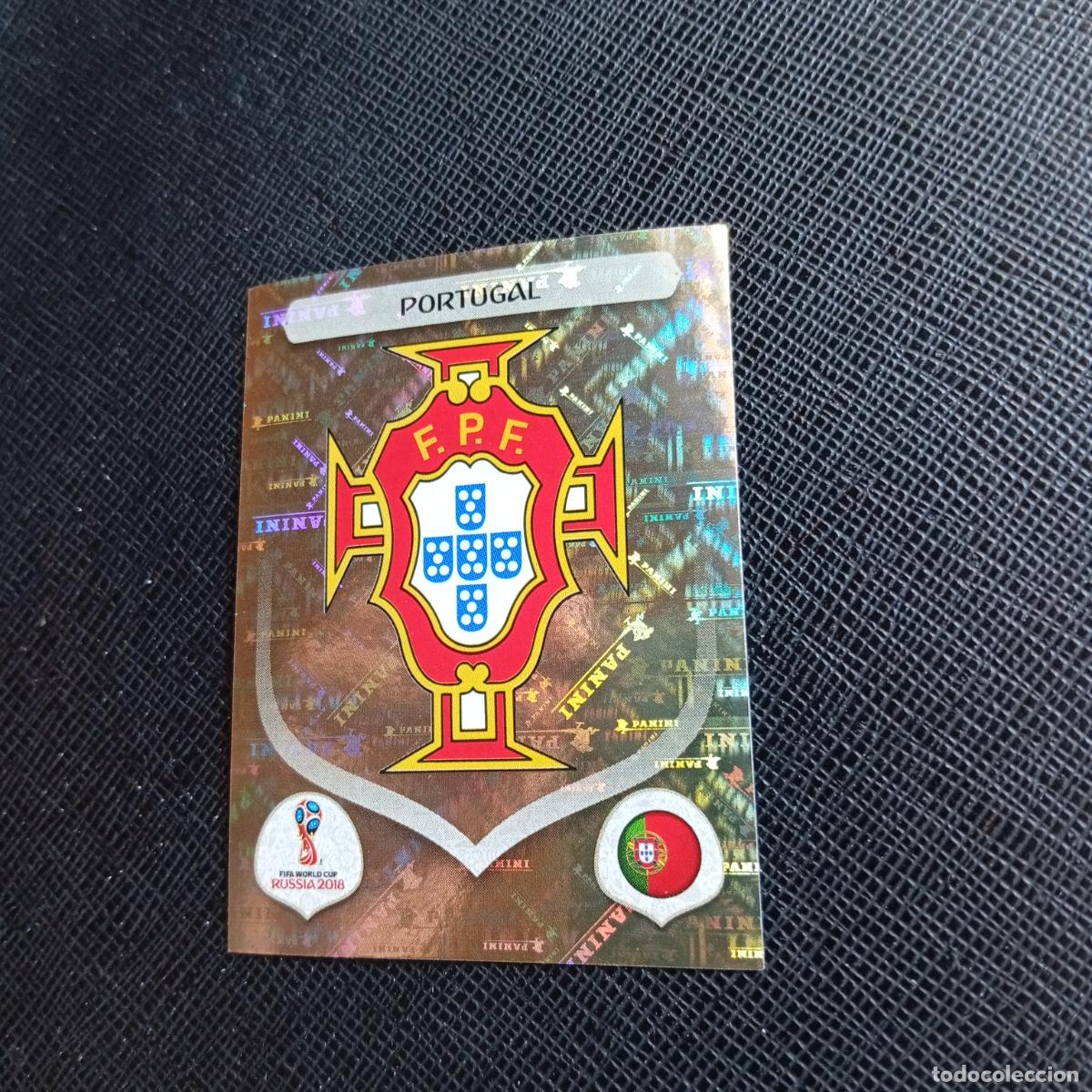 Fu&szlig;ball-Sticker: 112 ESCUDO PORTUGAL PANINI MUNDIAL RUSIA 2018 CROMO FUTBOL 18 - SIN PEGAR - /CJ2