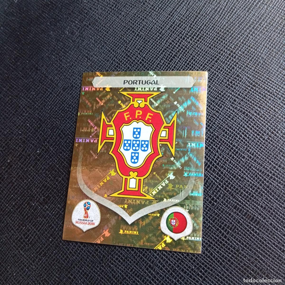 Fu&szlig;ball-Sticker: 112 ESCUDO PORTUGAL PANINI MUNDIAL RUSIA 2018 CROMO FUTBOL 18 - SIN PEGAR - /CJ2