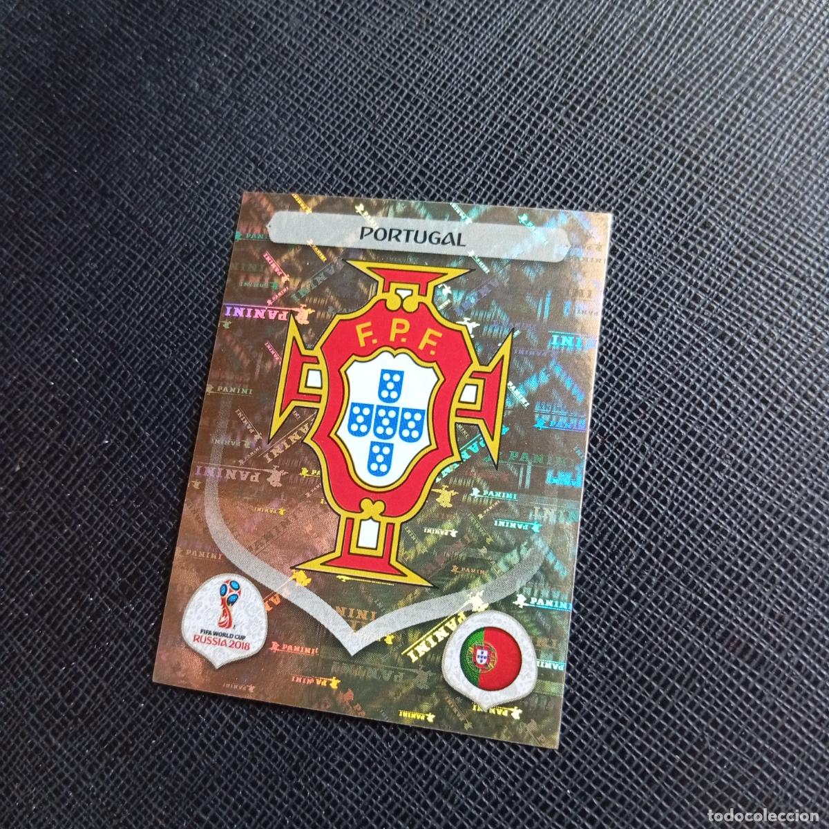Fu&szlig;ball-Sticker: 112 ESCUDO PORTUGAL PANINI MUNDIAL RUSIA 2018 CROMO FUTBOL 18 - SIN PEGAR - /CJ2