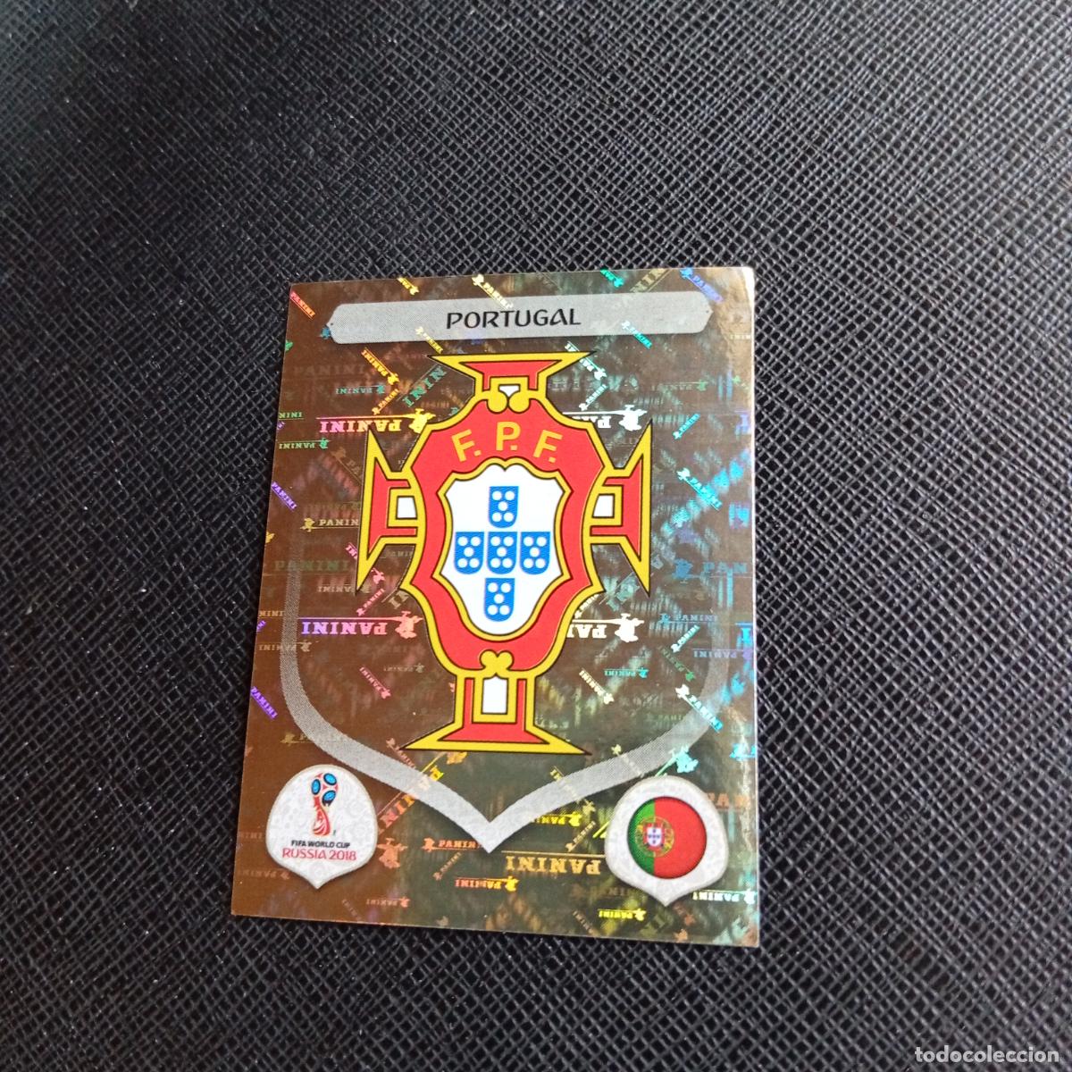 Fu&szlig;ball-Sticker: 112 ESCUDO PORTUGAL PANINI MUNDIAL RUSIA 2018 CROMO FUTBOL 18 - SIN PEGAR - /CJ2