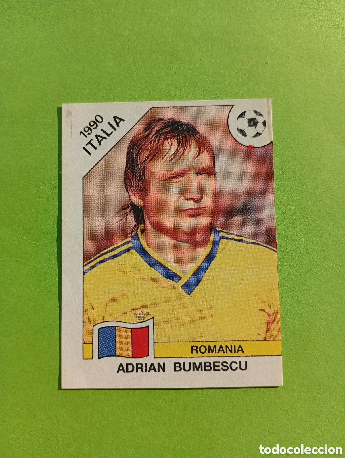 Fu&szlig;ball-Sticker: 1990 ITALIA 90 - N&ordm; 160 ADRIAN BUMBESCU - RUMANIA - ED. CARVAJAL / PANINI
