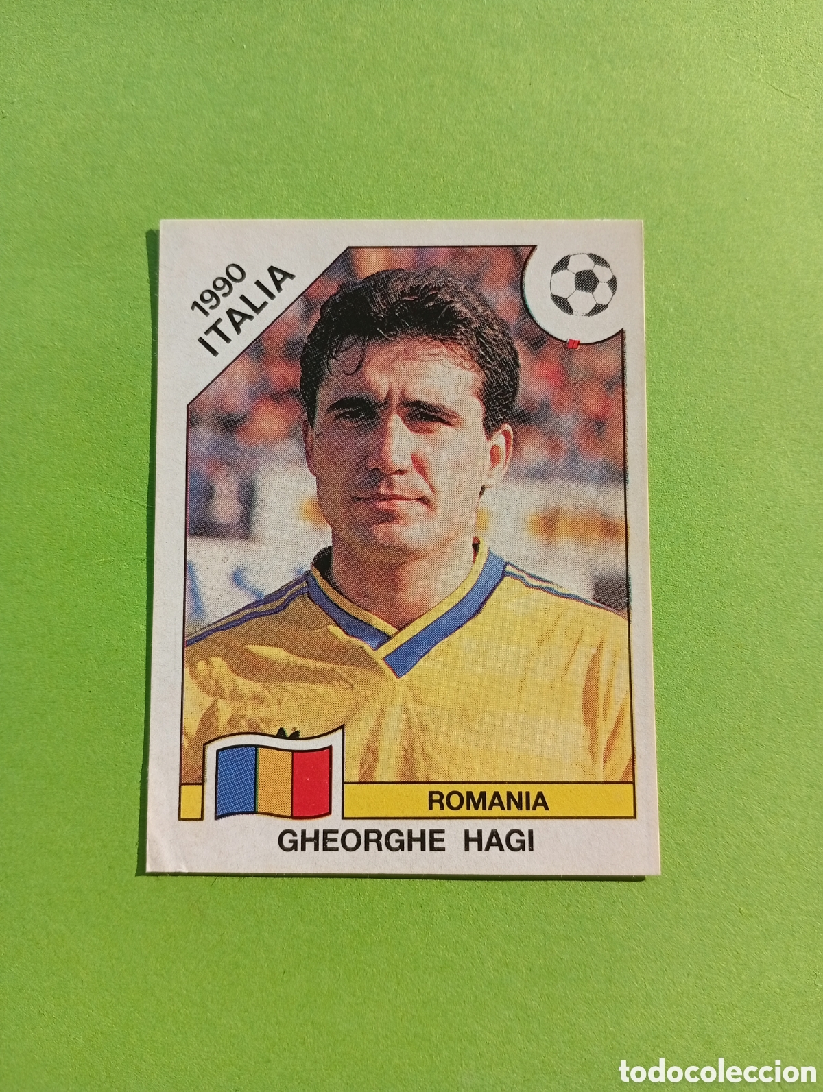 Fu&szlig;ball-Sticker: 1990 ITALIA 90 - N&ordm; 167 GHEORGHE HAGI - RUMANIA - ED. CARVAJAL / PANINI