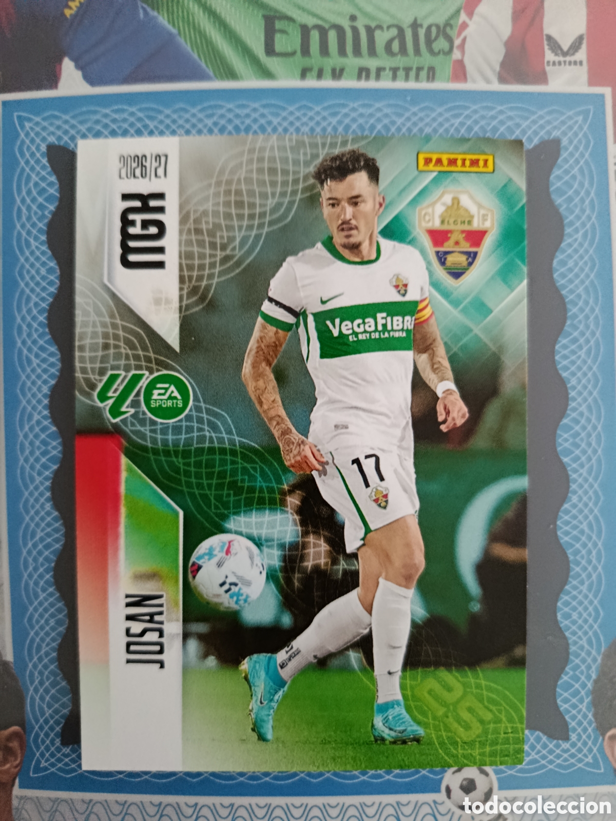 Fu&szlig;ball-Sticker: MEGACRACKS 2026 2027 26 27 - PANINI - N&ordm; 157 JOSAN ELCHE