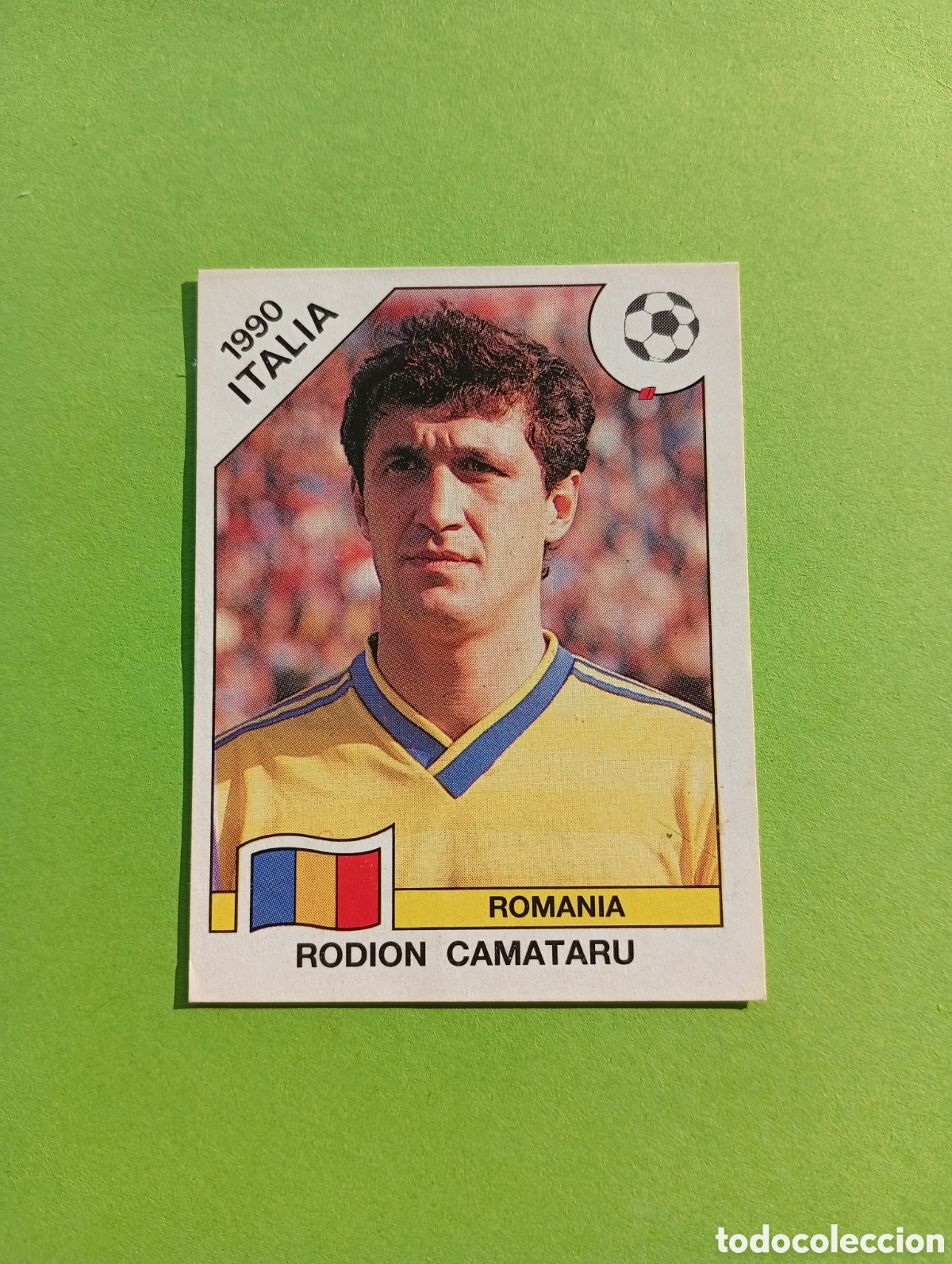 Fu&szlig;ball-Sticker: 1990 ITALIA 90 - N&ordm; 169 RODION CAMATARU - RUMANIA - ED. CARVAJAL / PANINI