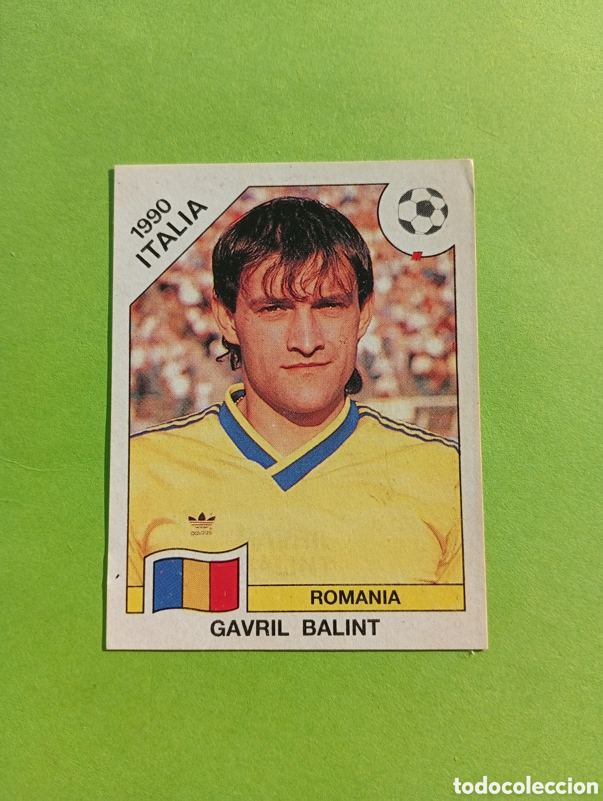 Fu&szlig;ball-Sticker: 1990 ITALIA 90 - N&ordm; 170 GAVRIL BALINT - RUMANIA - ED. CARVAJAL / PANINI