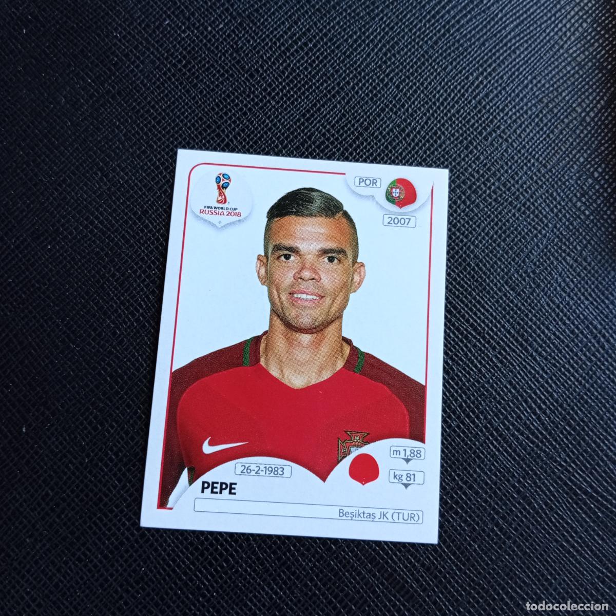 Football Stickers: 116 PEPE PORTUGAL PANINI MUNDIAL RUSIA 2018 CROMO FUTBOL 18 - SIN PEGAR - /CJ2