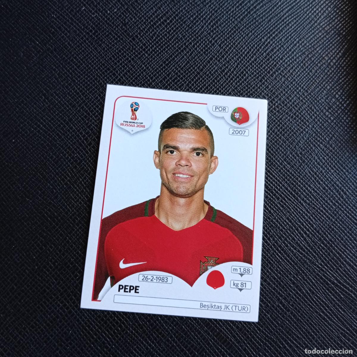 Football Stickers: 116 PEPE PORTUGAL PANINI MUNDIAL RUSIA 2018 CROMO FUTBOL 18 - SIN PEGAR - /CJ2