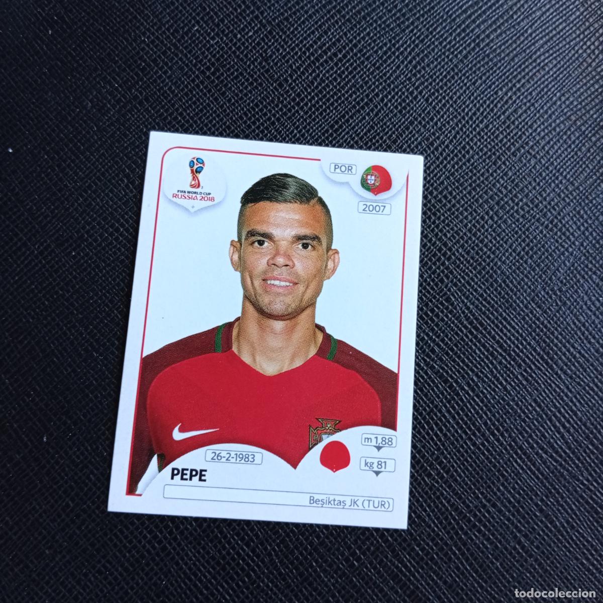 Football Stickers: 116 PEPE PORTUGAL PANINI MUNDIAL RUSIA 2018 CROMO FUTBOL 18 - SIN PEGAR - /CJ2 .