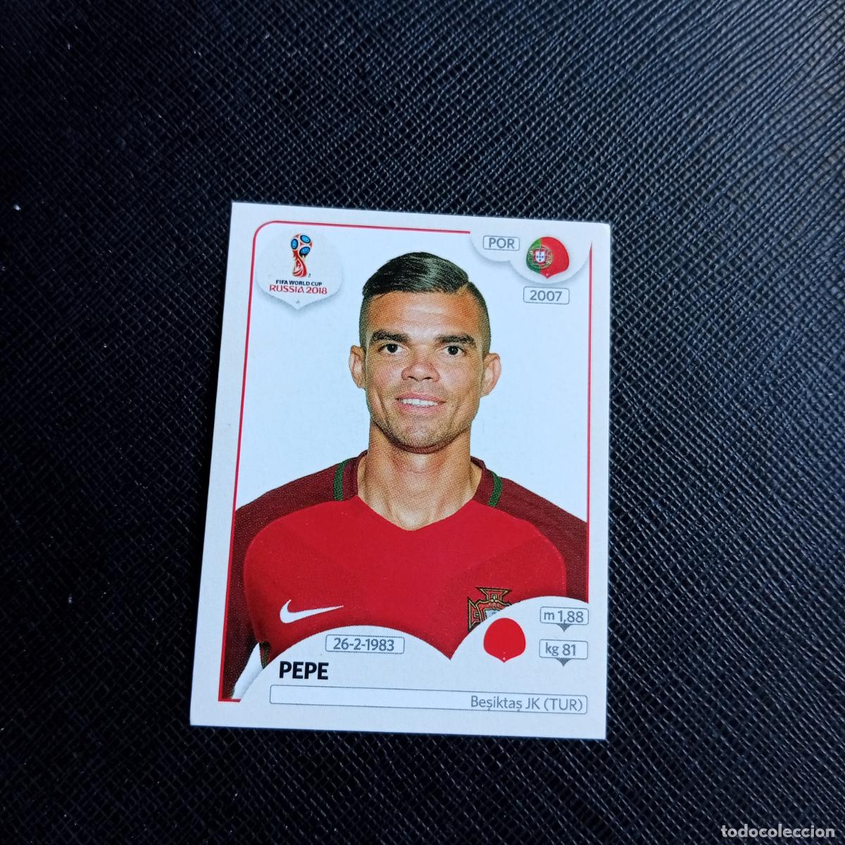 Football Stickers: 116 PEPE PORTUGAL PANINI MUNDIAL RUSIA 2018 CROMO FUTBOL 18 - SIN PEGAR - /CJ2 ..