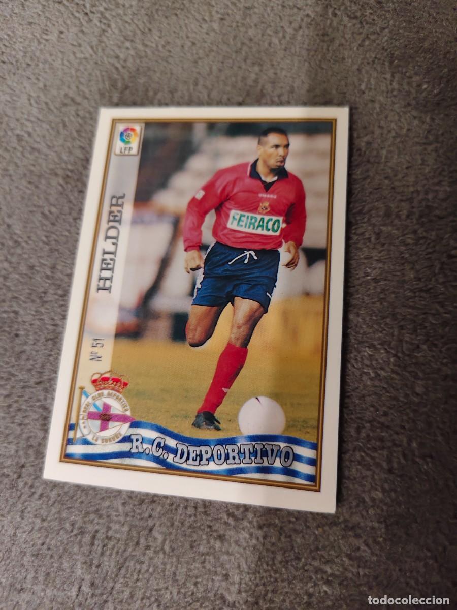 Football Stickers: 51. H&Eacute;LDER R.C. DEPORTIVO MUNDICROMO FICHAS 97 98 LIGA 1997 1998 CARD ABB