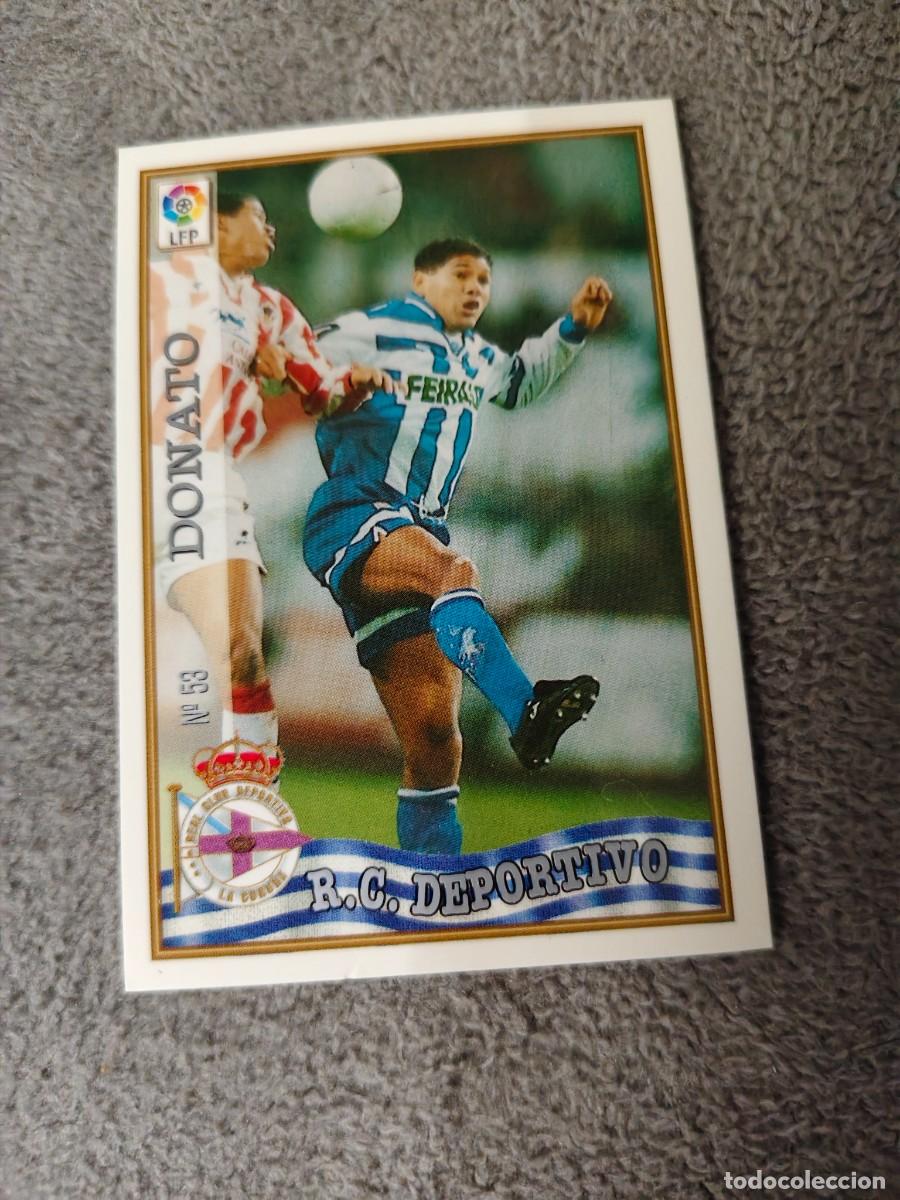 Cromos de Futebol: 53. DONATO R.C. DEPORTIVO MUNDICROMO FICHAS 97 98 LIGA 1997 1998 CARD ABB