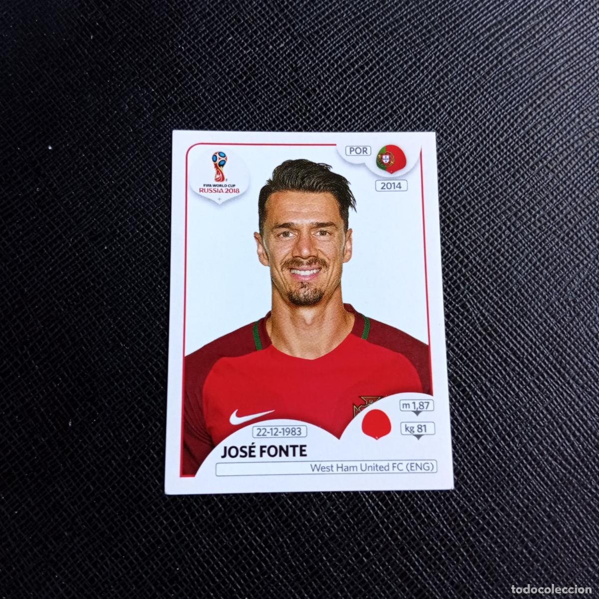 Cromos de Futebol: 117 JOSE FONTE PORTUGAL PANINI MUNDIAL RUSIA 2018 CROMO FUTBOL 18 - SIN PEGAR - /CJ2