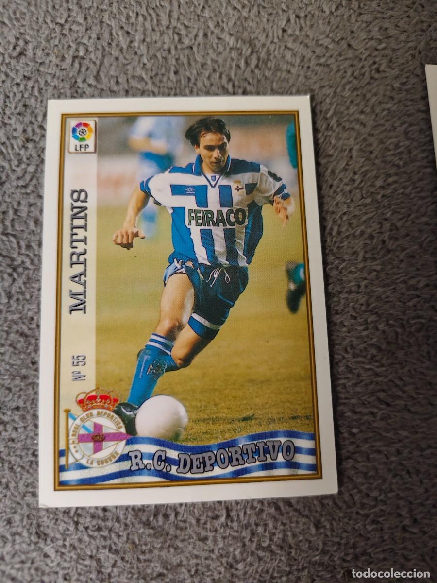 Cromos de Futebol: 55. MARTINS R.C. DEPORTIVO MUNDICROMO FICHAS 97 98 LIGA 1997 1998 CARD ABB