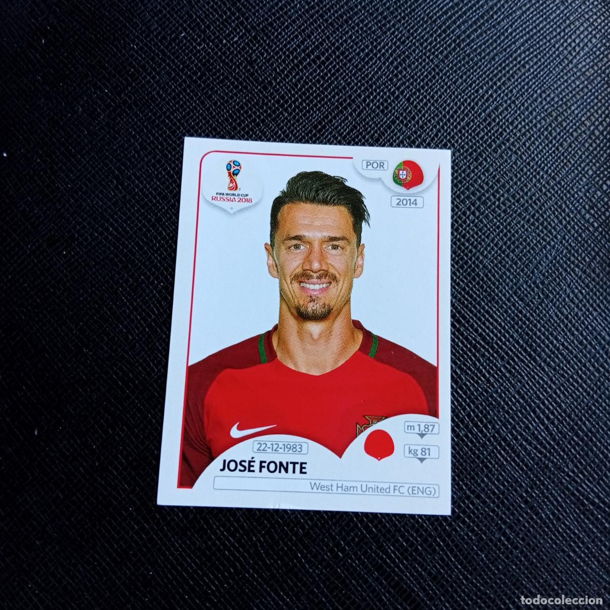 Cromos de Futebol: 117 JOSE FONTE PORTUGAL PANINI MUNDIAL RUSIA 2018 CROMO FUTBOL 18 - SIN PEGAR - /CJ2