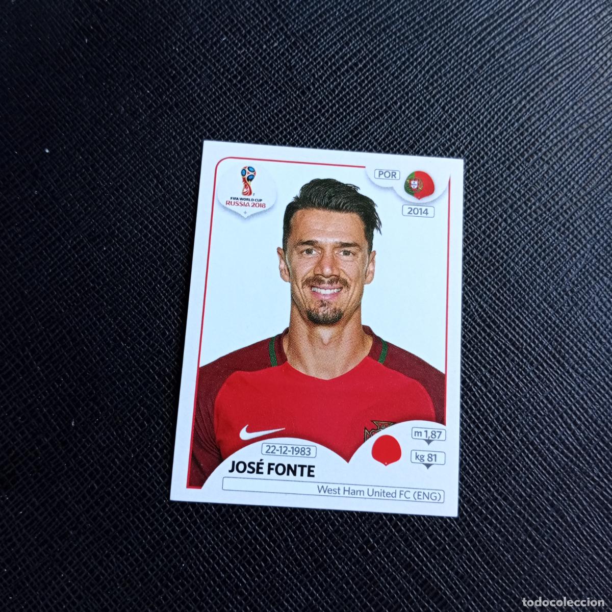 Cromos de Futebol: 117 JOSE FONTE PORTUGAL PANINI MUNDIAL RUSIA 2018 CROMO FUTBOL 18 - SIN PEGAR - /CJ2 .