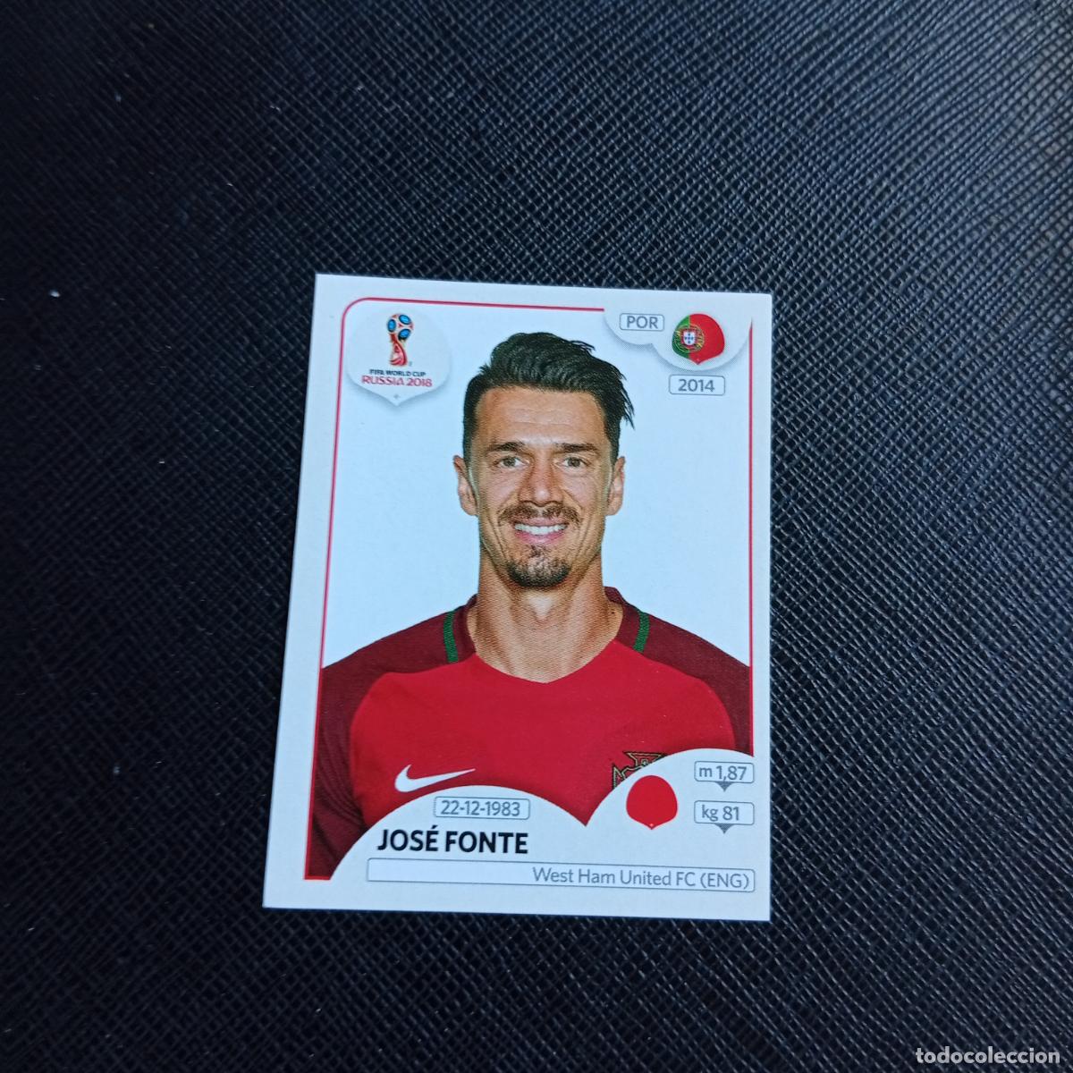 Cromos de Futebol: 117 JOSE FONTE PORTUGAL PANINI MUNDIAL RUSIA 2018 CROMO FUTBOL 18 - SIN PEGAR - /CJ2 D