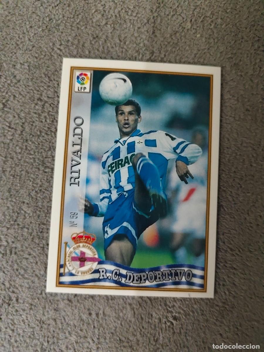 Fu&szlig;ball-Sticker: 59. RIVALDO R.C. DEPORTIVO MUNDICROMO FICHAS 97 98 LIGA 1997 1998 CARD ABB