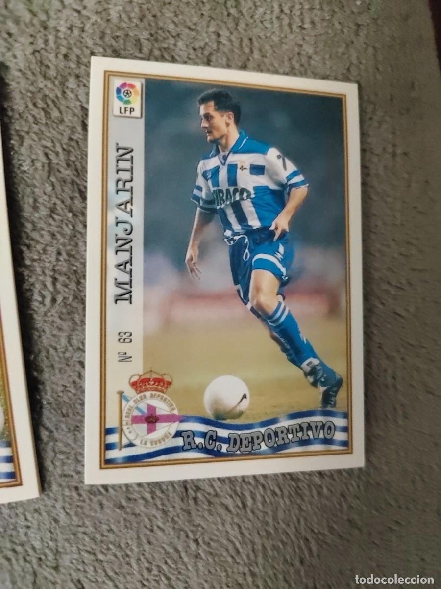 Cromos de Futebol: 63. MANJARIN R.C. DEPORTIVO MUNDICROMO FICHAS 97 98 LIGA 1997 1998 CARD ABB