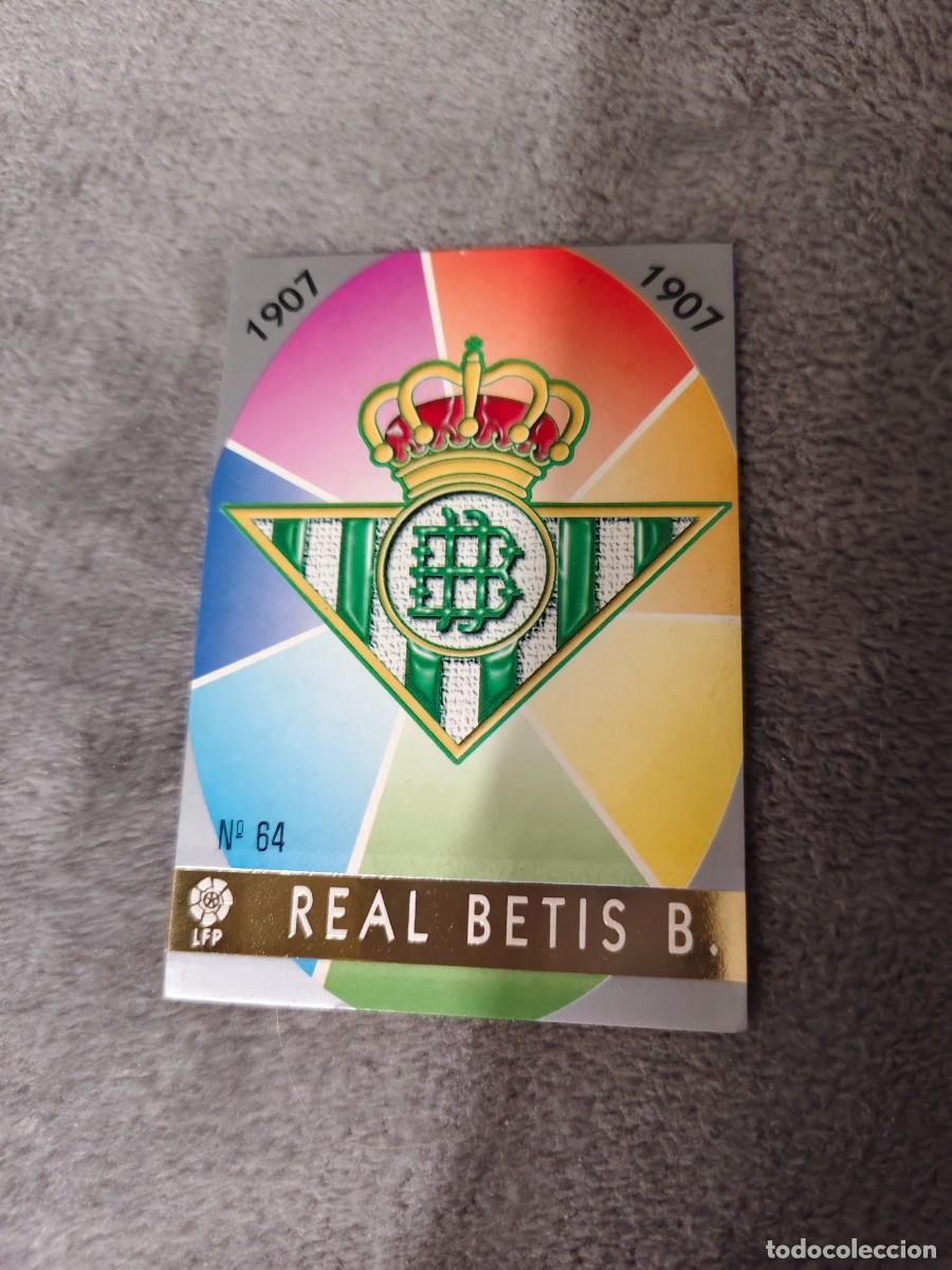 Cromos de Futebol: 64. ESCUDO REAL BETIS MUNDICROMO FICHAS 97 98 LIGA 1997 1998 CARD ABB