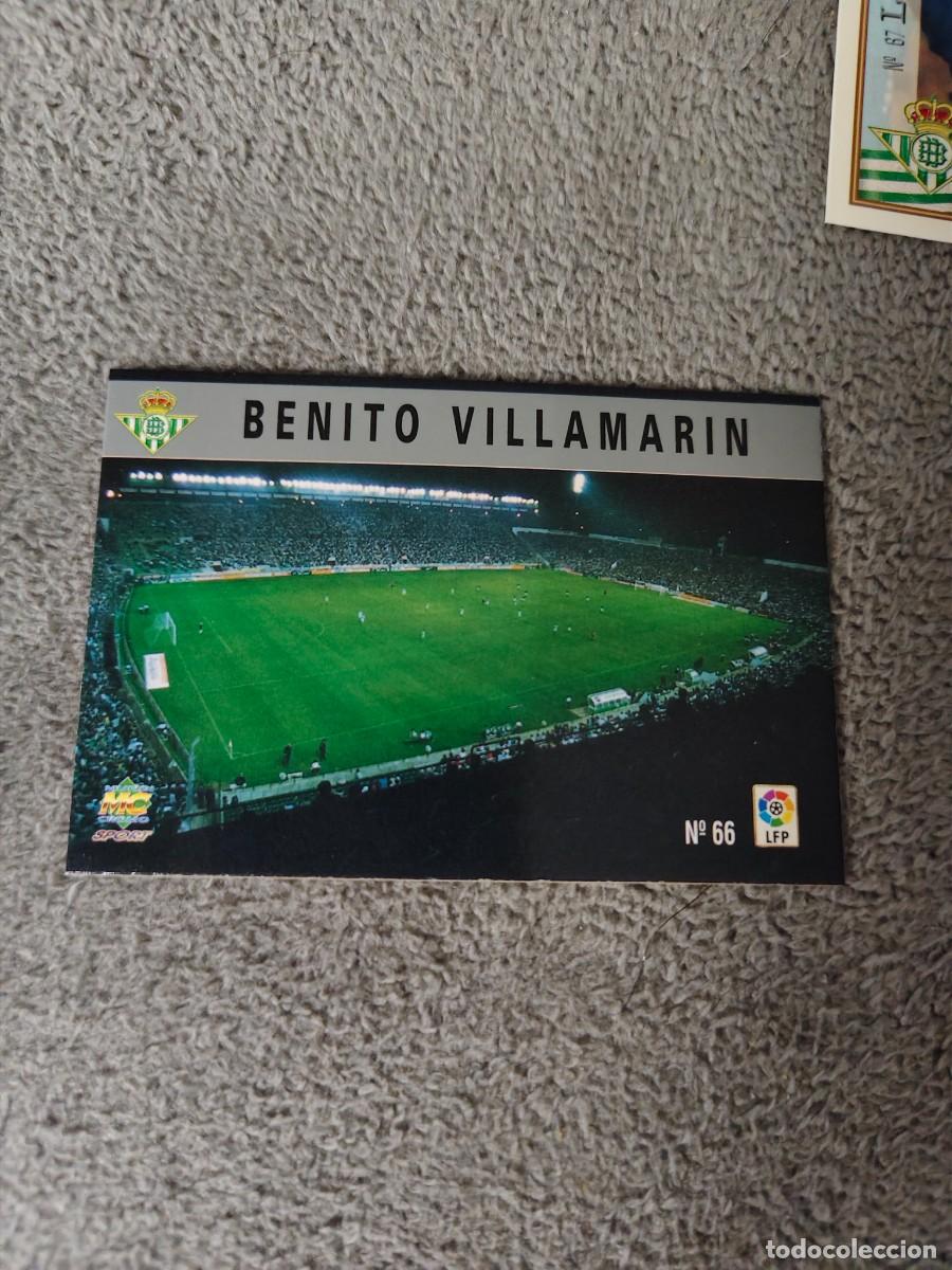 Cromos de Futebol: 66. BENITO VILLAMAR&Iacute;N REAL BETIS MUNDICROMO FICHAS 97 98 LIGA 1997 1998 CARD ABB