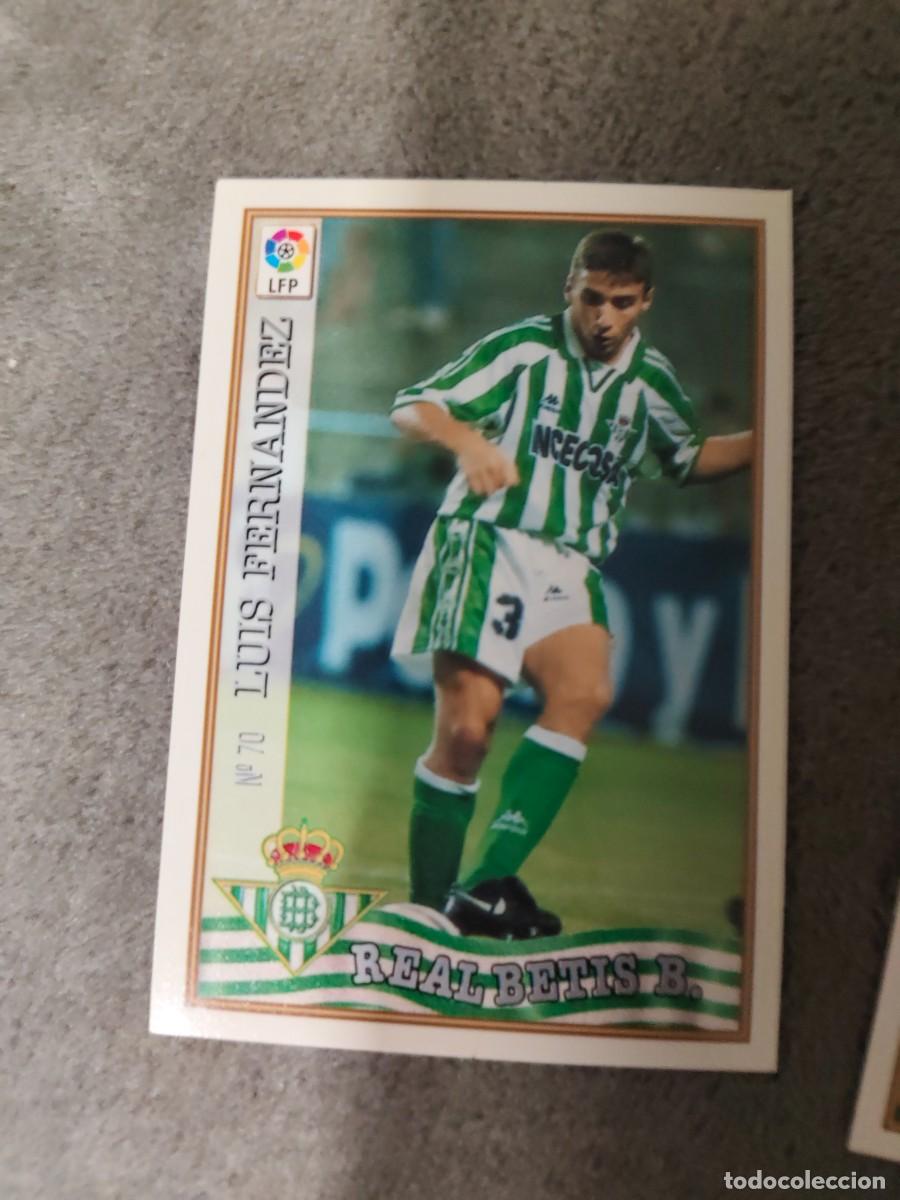 Cromos de Futebol: 70. LUIS FERN&Aacute;NDEZ REAL BETIS MUNDICROMO FICHAS 97 98 LIGA 1997 1998 CARD ABB