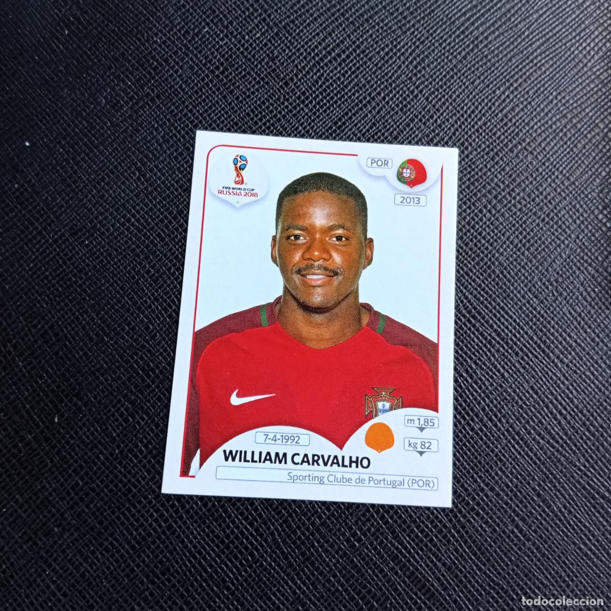 Cromos de Futebol: 124 WILLIAM CARVALHO PORTUGAL PANINI MUNDIAL RUSIA 2018 CROMO FUTBOL 18 - SIN PEGAR - /CJ2