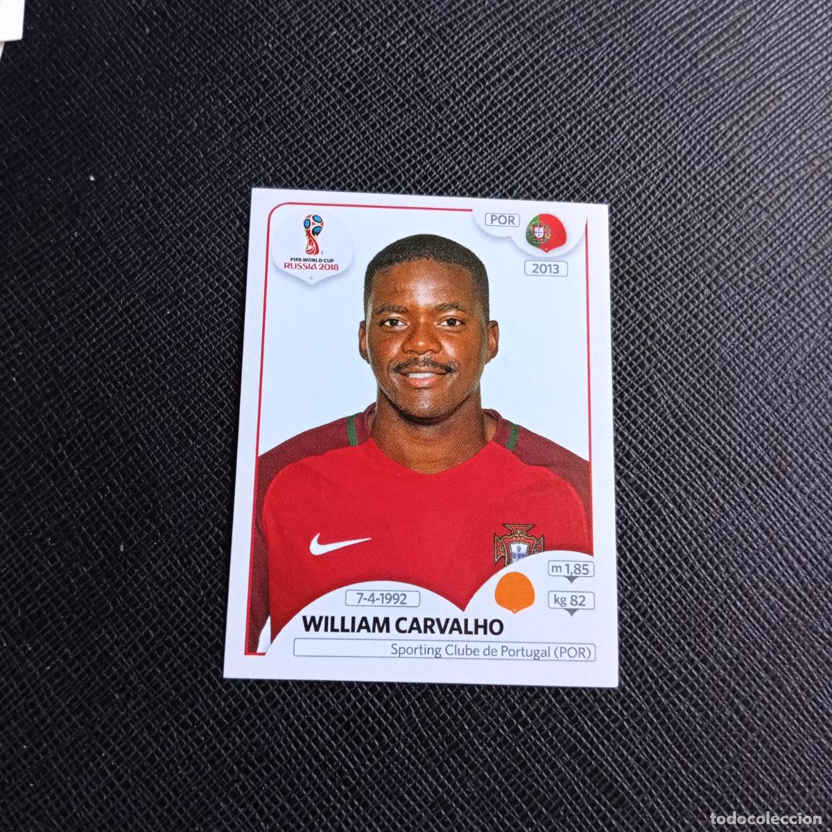 Cromos de f&uacute;tbol: 124 WILLIAM CARVALHO PORTUGAL PANINI MUNDIAL RUSIA 2018 CROMO FUTBOL 18 - SIN PEGAR - /CJ2