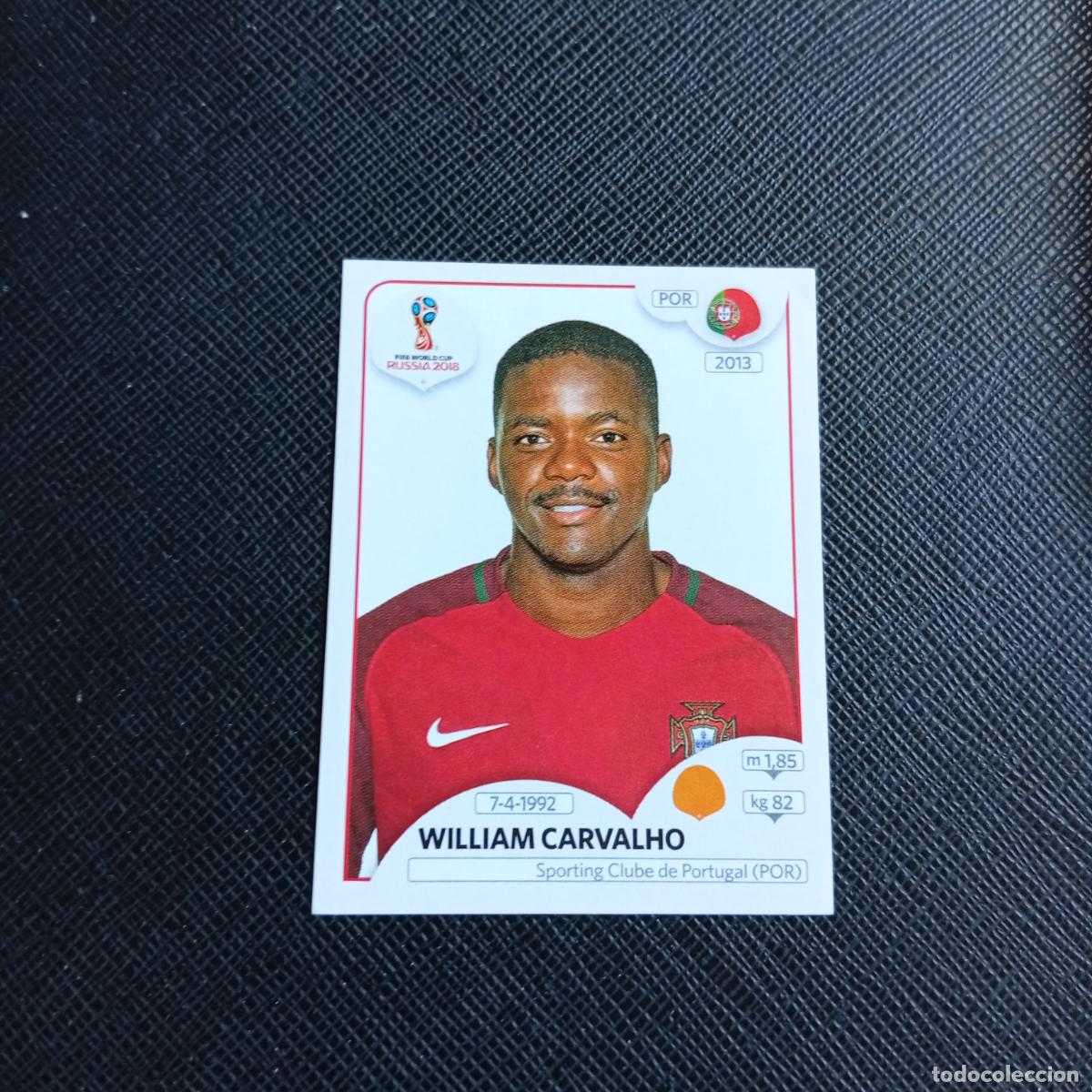 Cromos de f&uacute;tbol: 124 WILLIAM CARVALHO PORTUGAL PANINI MUNDIAL RUSIA 2018 CROMO FUTBOL 18 - SIN PEGAR - /CJ2 .