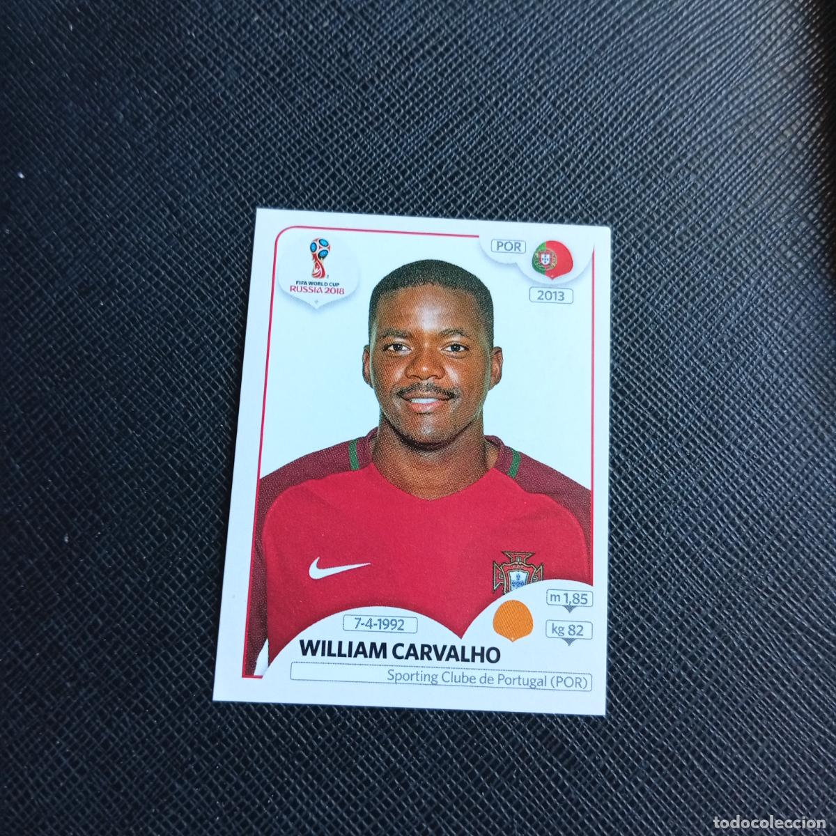 Cromos de f&uacute;tbol: 124 WILLIAM CARVALHO PORTUGAL PANINI MUNDIAL RUSIA 2018 CROMO FUTBOL 18 - SIN PEGAR - /CJ2 ..
