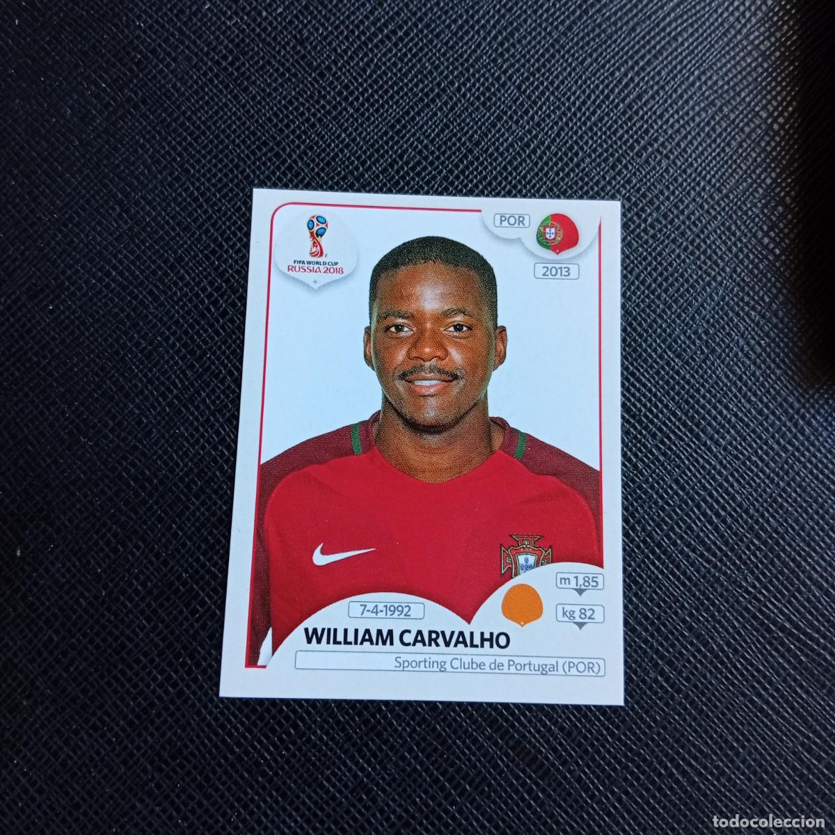 Cromos de f&uacute;tbol: 124 WILLIAM CARVALHO PORTUGAL PANINI MUNDIAL RUSIA 2018 CROMO FUTBOL 18 - SIN PEGAR - /CJ2 ..