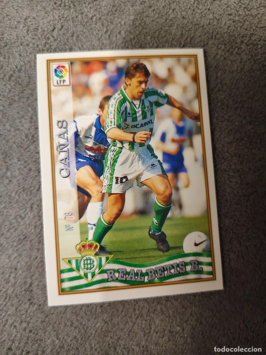 Cromos de f&uacute;tbol: 76. CA&Ntilde;AS REAL BETIS MUNDICROMO FICHAS 97 98 LIGA 1997 1998 CARD ABB