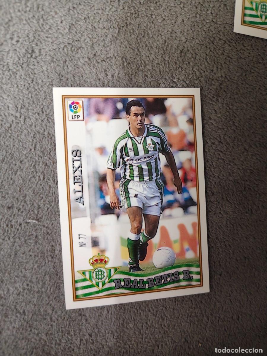 Cromos de f&uacute;tbol: 77. ALEXIS REAL BETIS MUNDICROMO FICHAS 97 98 LIGA 1997 1998 CARD ABB