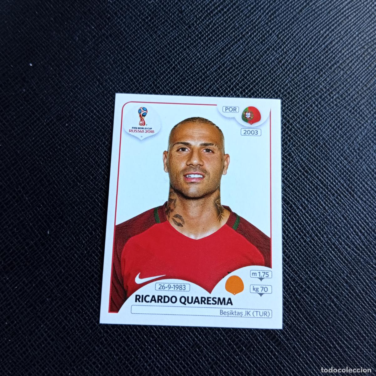 Cromos de f&uacute;tbol: 126 QUARESMA PORTUGAL PANINI MUNDIAL RUSIA 2018 CROMO FUTBOL 18 - SIN PEGAR - /CJ2
