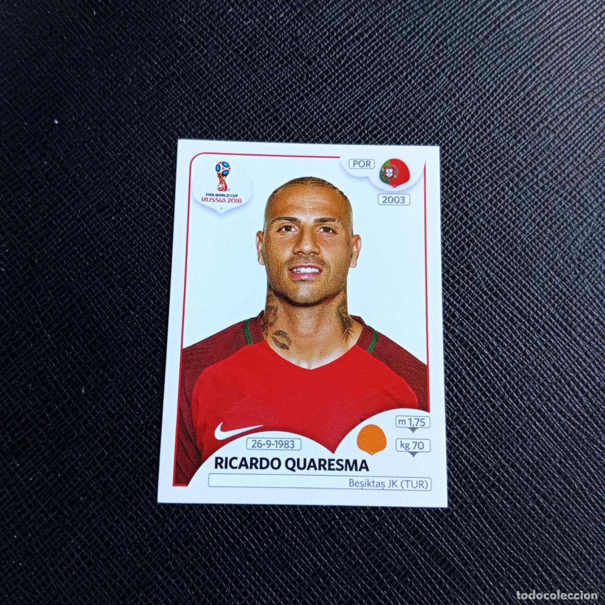 Cromos de f&uacute;tbol: 126 QUARESMA PORTUGAL PANINI MUNDIAL RUSIA 2018 CROMO FUTBOL 18 - SIN PEGAR - /CJ2 .