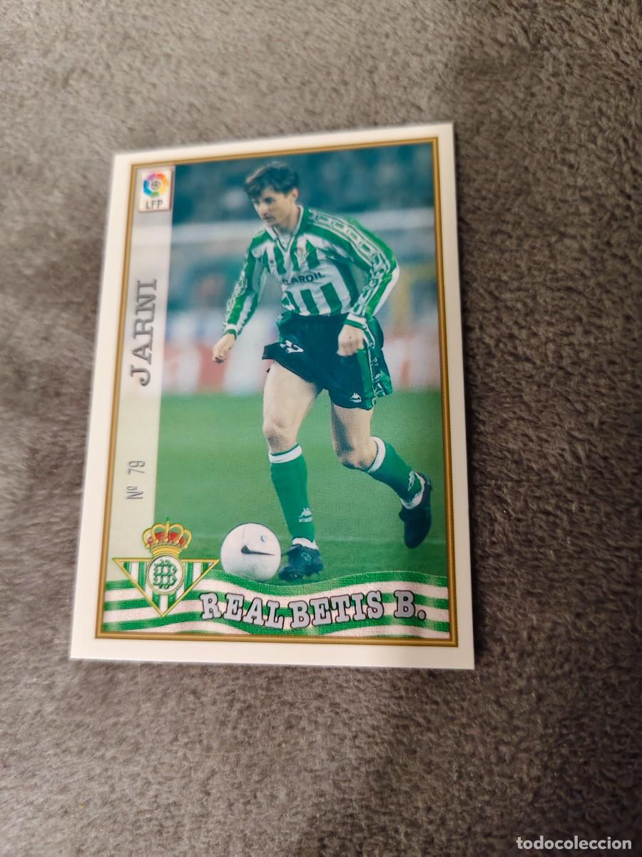 Cromos de f&uacute;tbol: 79. JARNI REAL BETIS MUNDICROMO FICHAS 97 98 LIGA 1997 1998 CARD ABB