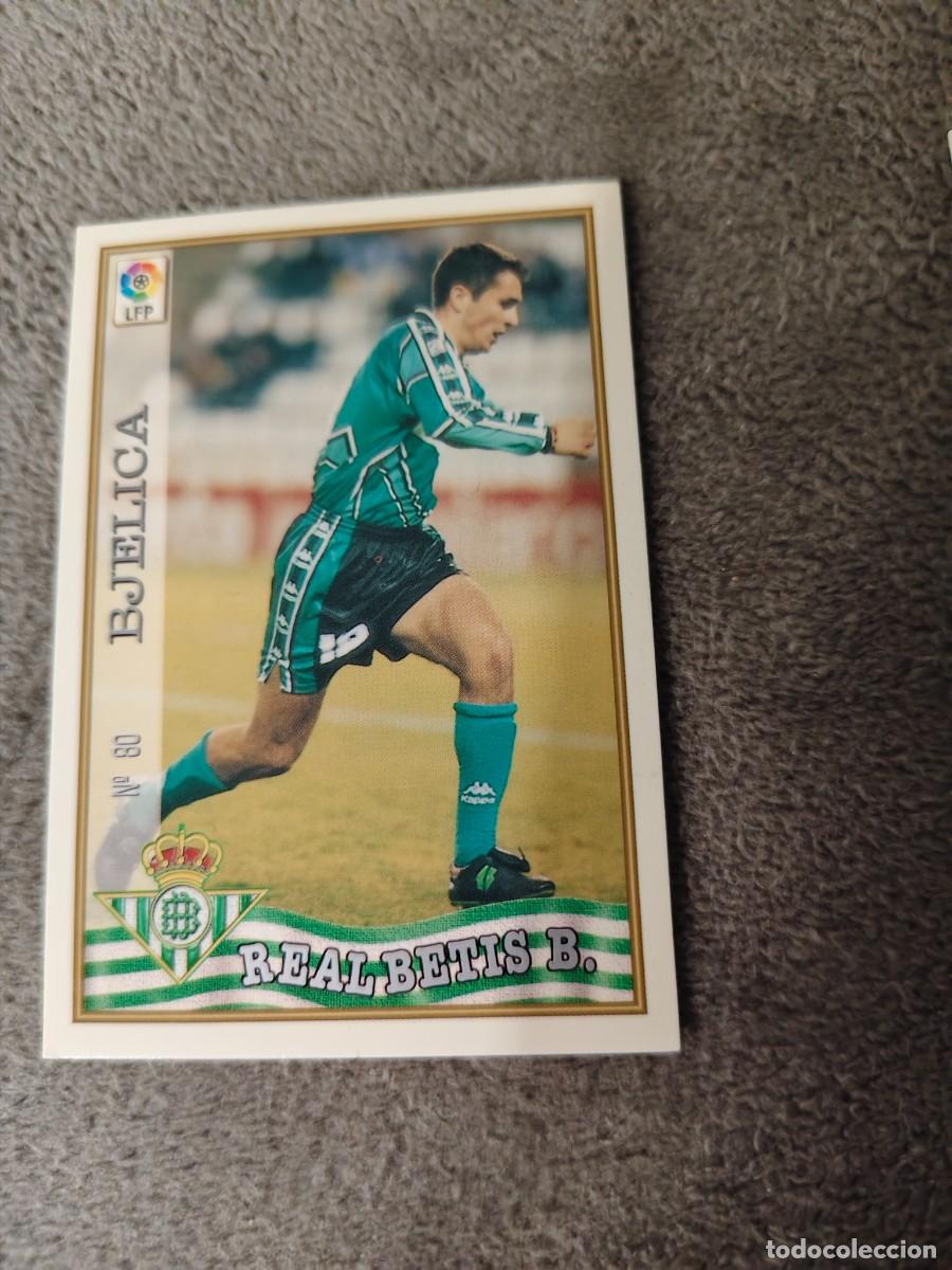 Cromos de f&uacute;tbol: 80. BJELICA REAL BETIS MUNDICROMO FICHAS 97 98 LIGA 1997 1998 CARD ABB