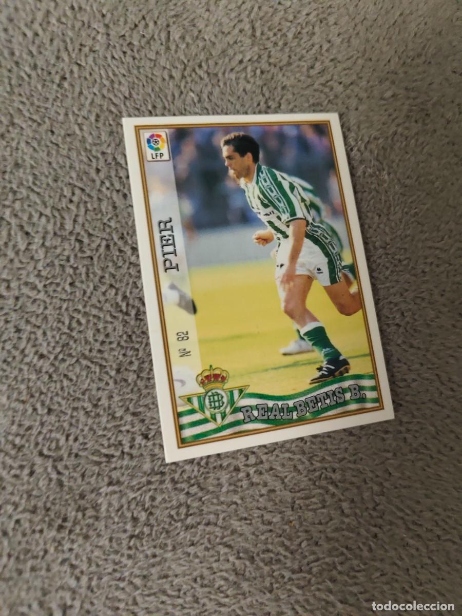 Cromos de f&uacute;tbol: 82. PIER REAL BETIS MUNDICROMO FICHAS 97 98 LIGA 1997 1998 CARD ABB