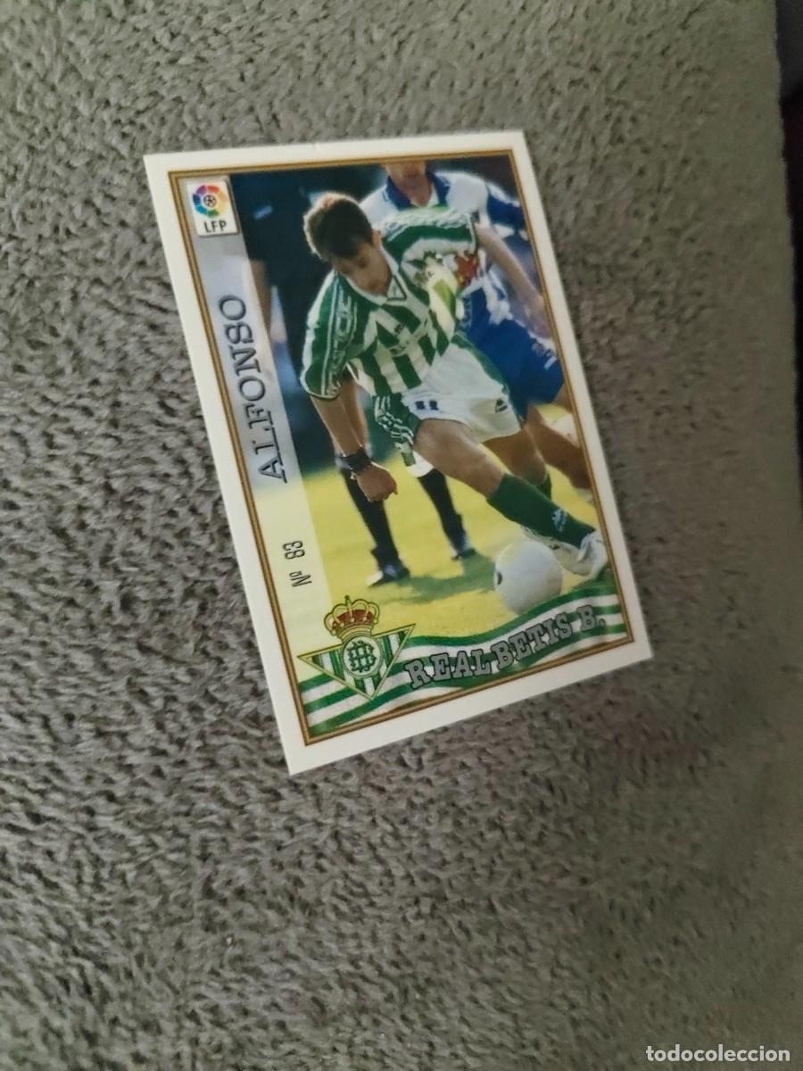 Figurine di Calcio: 83. ALFONSO REAL BETIS MUNDICROMO FICHAS 97 98 LIGA 1997 1998 CARD ABB
