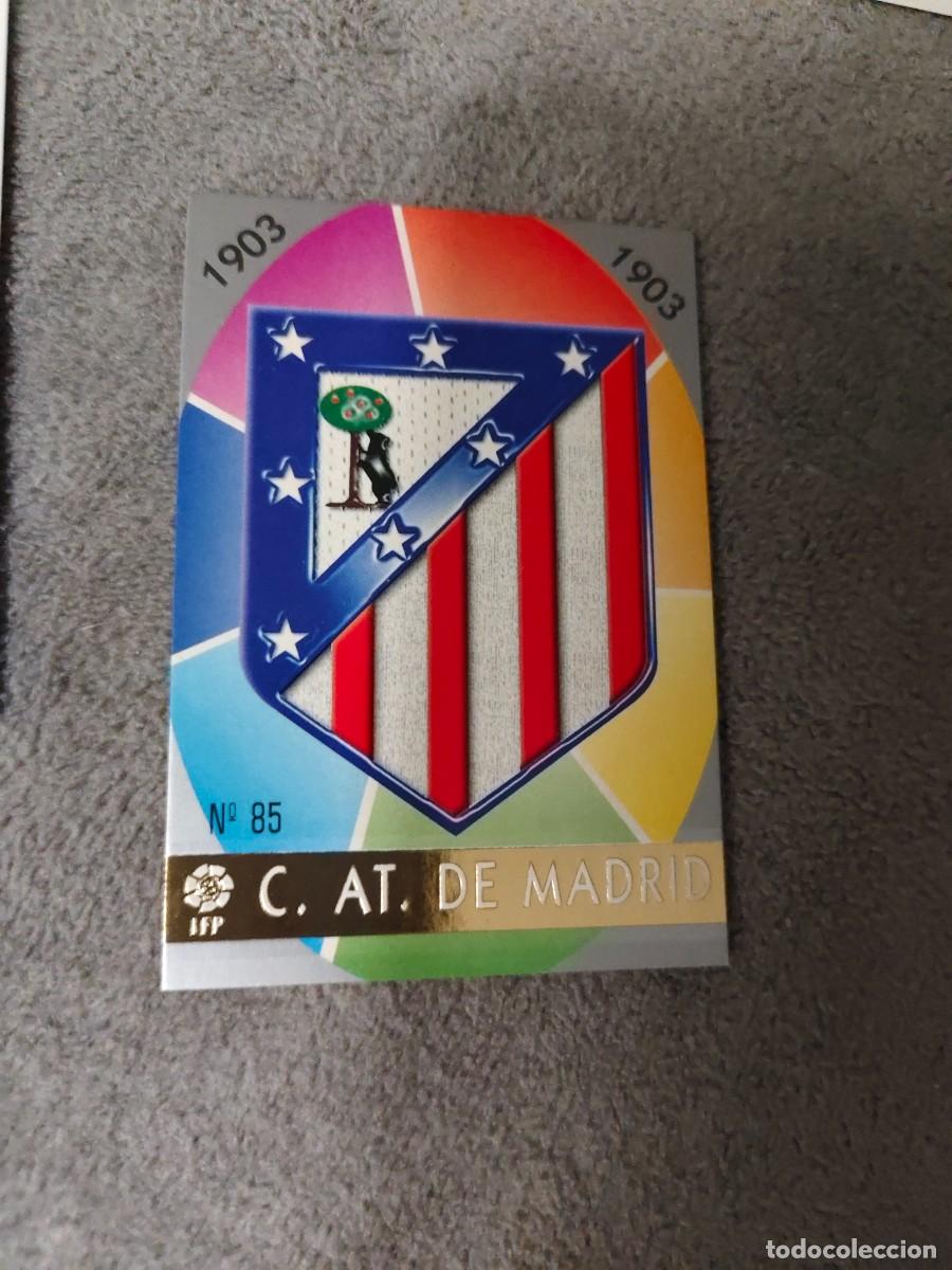 Cromos de f&uacute;tbol: 85. ESCUDO ATL&Eacute;TICO MADRID MUNDICROMO FICHAS 97 98 LIGA 1997 1998 CARD ABB