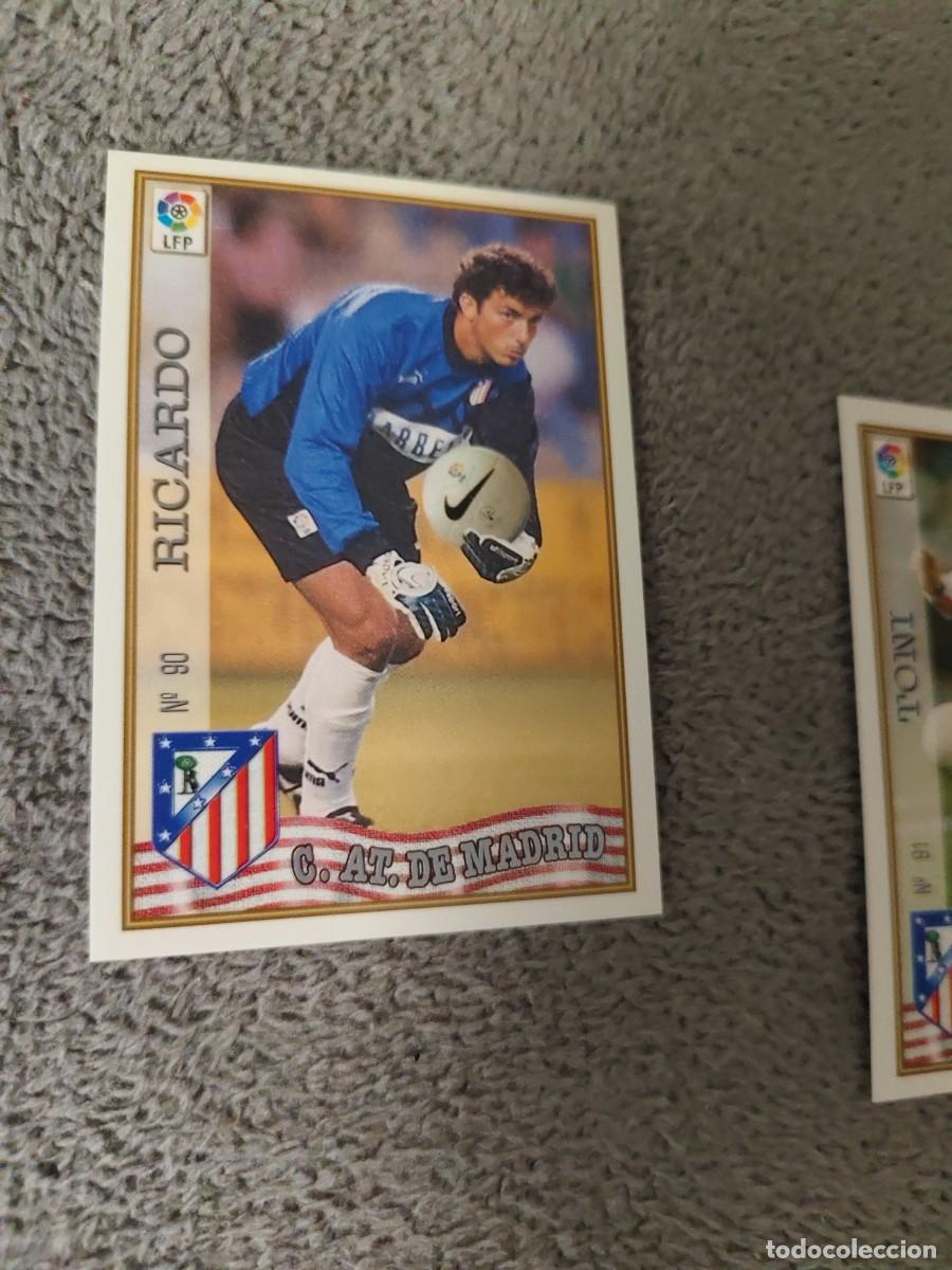 Cromos de f&uacute;tbol: 90. RICARDO ATL&Eacute;TICO MADRID MUNDICROMO FICHAS 97 98 LIGA 1997 1998 CARD ABB