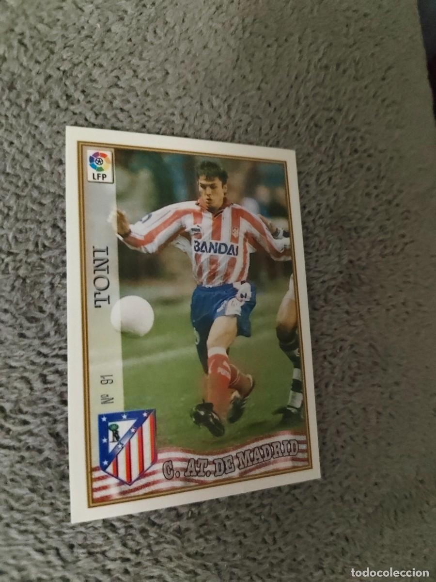 Cromos de f&uacute;tbol: 91. TONI ATL&Eacute;TICO MADRID MUNDICROMO FICHAS 97 98 LIGA 1997 1998 CARD ABB