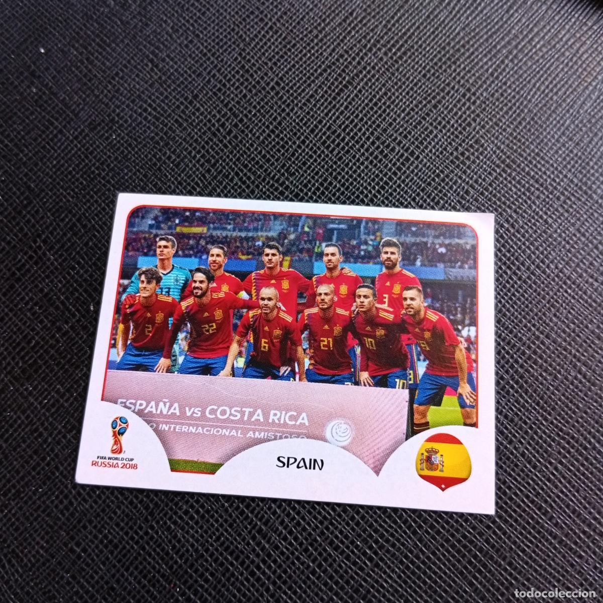 Cromos de f&uacute;tbol: 133 ALINEACION ESPA&Ntilde;A PANINI MUNDIAL RUSIA 2018 CROMO FUTBOL 18 - SIN PEGAR - /CJ2
