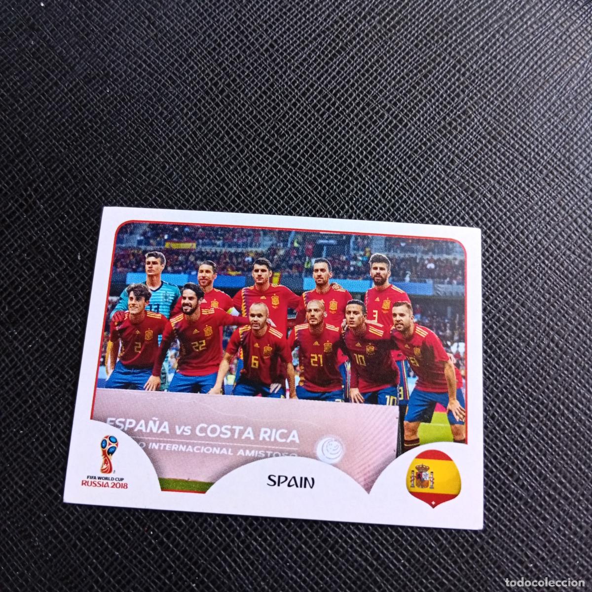 Cromos de f&uacute;tbol: 133 ALINEACION ESPA&Ntilde;A PANINI MUNDIAL RUSIA 2018 CROMO FUTBOL 18 - SIN PEGAR - /CJ2