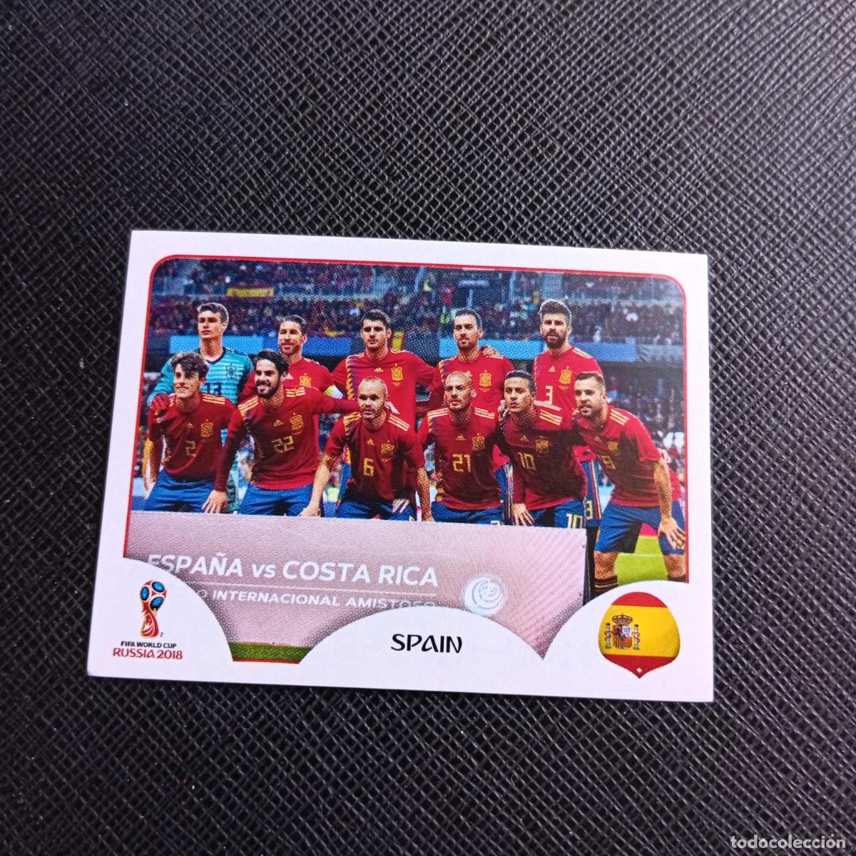 Cromos de f&uacute;tbol: 133 ALINEACION ESPA&Ntilde;A PANINI MUNDIAL RUSIA 2018 CROMO FUTBOL 18 - SIN PEGAR - /CJ2 .