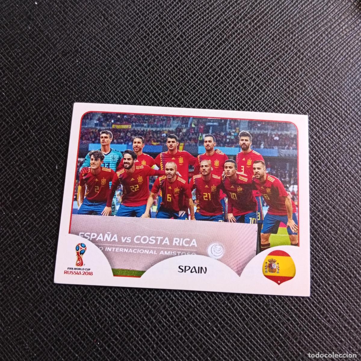 Cromos de f&uacute;tbol: 133 ALINEACION ESPA&Ntilde;A PANINI MUNDIAL RUSIA 2018 CROMO FUTBOL 18 - SIN PEGAR - /CJ2 .